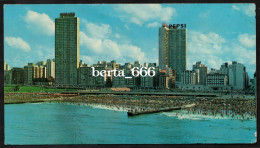 Argentina Mar Del Plata Beaches Panoramic Large Size 1975 - Argentinië