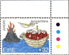 Irlande Poste N** Yv: 858/859 Europa L'Europe & Les Découvertes Coin D.feuille - Unused Stamps