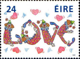 Irlande Poste N** Yv: 643/644 Messages D'amour - Nuevos