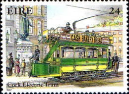 Irlande Poste N** Yv: 618/621 Transports En Irlande 1.Serie Tramways - Nuevos