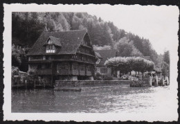Jolie Photographie Wirtshaus Zur Treib Am Vierwalderstätter See, Suisse, Seelisberg, 5,8 X 8,8 Cm - Orte