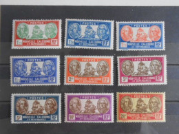 NOUVELLE-CALEDONIE YT 155A/161 BOUGAINVILLE/LA PEROUSE  9 Valeurs* - Unused Stamps