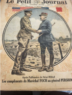 P J 18 /SAINT MIHIEL FOCH PERSHING /CARTE DU FRONT LA LORRAINE - 1900 - 1949