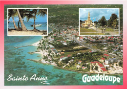 FRANCE - Guadeloupe - Sainte Anne - Multi-vues - Vue Aérienne D'une Partie De La Ville - Carte Postale - Autres & Non Classés