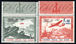 3226. 1942  FRONT DE L'EST - OST FRONT  SET MNH(HINGED IN MARGINS) VERY FINE AND VERY FRESH. - War Stamps