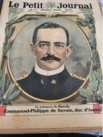 P J 18 / VAINQUEUR MONTELLO DUC D AOSTE PHILIPPE DE SAVOIE /FETE DE L INDEPENDANCE AMERICAINE A PARIS - 1900 - 1949