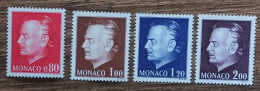 Monaco - YT N°993 à 996 - Nouvelle Effigie Du Prince Rainier III - 1974 - Neuf - Ungebraucht