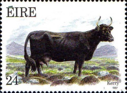 Irlande Poste N** Yv: 628/631 Faune & Flore 10.Serie Races Bovines - Vacas