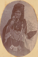 1891 Photo Afrique Algérie Une Femme Mauresque Souvenir Mission Géodésique Militaire Boulard - Gentil - Old (before 1900)