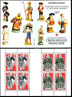 France Carnet N** Yv:2026 Mi:2055H Croix-Rouge Santons De Provence (Thème) - Kostums