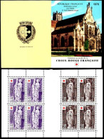 France Carnet N** Yv:2025 Mi:2002H Croix-Rouge Eglise De Brou (Thème) - Scultura