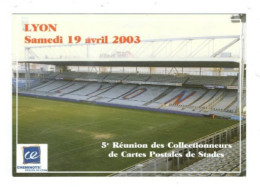 FRANCE    STADIUM  POSTCARD  LYON STADE DE GERLAND - Stadi