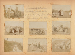 1891 9 Photo Afrique Algérie Souvenir Mission Géodésique Militaire Boulard - Gentil - Oud (voor 1900)