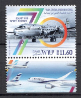 Israel 2018 / Aviation Aircrafts MNH Aviación Aviones Luftfahrt / Cu21401  40-6 - Avions
