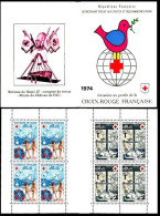 France Carnet N** Yv:2023 Mi:MH1898/9 Croix-Rouge Saisons Eté & Hiver - Red Cross