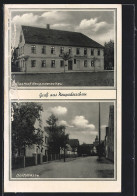AK Neupoderschau, Gasthof Und Dorfstrasse  - Other & Unclassified
