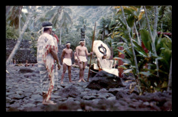 TAHITI - RECONSTITUTION DE LA CEREMONIE D'INTRONISATION D'UN ROI TAHITIEN AU MARAE ARAHURAHU A PAEA - Tahiti