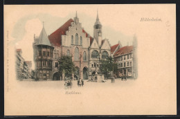 AK Hildesheim, Partie Am Rathaus, Mit Brunnen  - Hildesheim