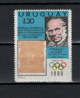 Uruguay 1979 Olympic Games Moscow, Rowland Hill Stamp MNH - Zomer 1980: Moskou