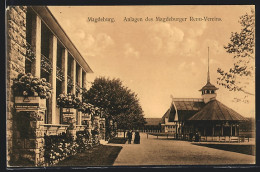 AK Magdeburg, Anlagen Des Mageburger Renn-Vereins  - Maagdenburg