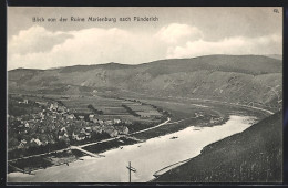 AK Pünderich, Ortsansicht Von Der Ruine Marienburg Aus  - Sonstige & Ohne Zuordnung