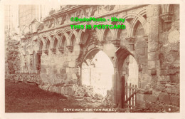 R418082 Gateway Bolton Abbey. Bramley. The Electric Printing Works. Real Photo S - World