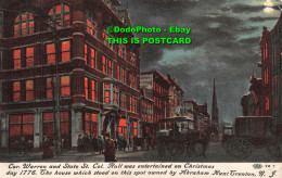 R418097 Cor. Warren And State St. Col. Illustrated Postal Card And Novelty - World