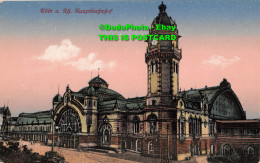 R418099 Koln A. Rh. Hauptbahnhof. H. W. K. 1919 - World