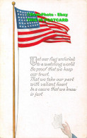 R418100 Let Our Flag Unfurled To A Watching World. Gibson Art Company - World