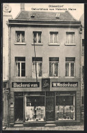 AK Düsseldorf, Geburtshaus Von Heinrich Heine Mit Bäckerei Von W. Weidenhaupt  - Düsseldorf