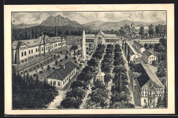 AK Herlany, Kúpele Herlany, Ortsansicht Mit Bergpanorama Aus Der Vogelschau  - Slowakei