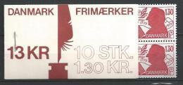 Danemark 1979 Carnet Neuf C695 Adam Oehlenschlager - Markenheftchen