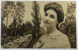 CPA Précurseur - Belle Jeune Femme Artiste Melle DARLING- Gabriel Pichot Bourrelerie à Barbonne Fayel 1903 - Artistas