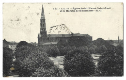 59 Lille -  Eglise Saint Pierre Saint Paul Et Le Marche De Wazemmes - Lille
