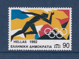 Grèce - YT N° 1781 ** - Neuf Sans Charnière - 1992 - Unused Stamps