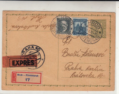 Czechoslovakia / Stationery / Registered Postcards / Express Mail - Altri & Non Classificati