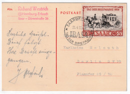 Saarland Tag Der Brfm. 1950 (IBASA) Auf FDC, Befund Geigle - Otros & Sin Clasificación