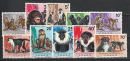 DRep. Kongo: Affensatz (432-41, ** (MNH) - Monkeys