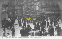 Paris, Journées Historiques Du 1er Mai, Barrage établi Place De La République - Other & Unclassified