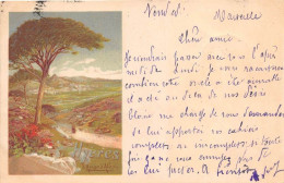 ILLUSTRATEUR - HUGO D'ALESI - HYERES - PUBLICITE CHEMIN DE FER "PLM" - PIONNIERE 1900 - D'Alési, Hugo