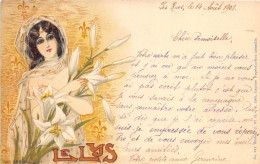 ILLUSTRATEUR - JACK ABEILLE - 1899 -"LE LYS" - ART NOUVEAU - Altri & Non Classificati