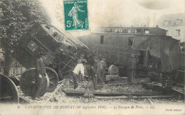 Catastrophe De Bernay Le Fourgon De Poste 1910 - Bernay
