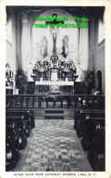 R418254 N. Y. Lima. Saint Rose Catholic Church. Altar. Swartz Pharmacy. Eagle Po - Mundo