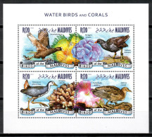 Maldives 2014 Maldivas / Birds MNH Vögel Aves Oiseaux / Cu21230  24-8 - Sonstige & Ohne Zuordnung