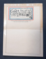 Carte-lettre De Franchise Militaire Illustration Spécimen Des Boches Qui Ont Envahi L'Alsace Après 1871 - WW I