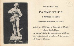 D9603 Neuilly Sur Seine Statue Parmentier - Neuilly Sur Seine