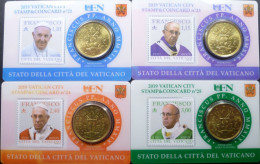 Vaticano - 50 Centesimi 2019 - Stamp & Coincard N. 22÷25 - UC# 6 - Vaticano