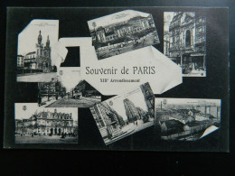 SOUVENIR DE PARIS                                 MULTIVUES DU  XIII ème ARRONDISSEMENT - District 13