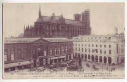 France - 51 - Reims - La Cathédrale Et La Place Royale Avant Le Bombardement De 1914 -  6992 - Reims