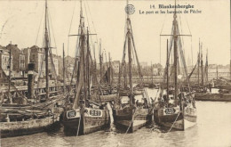 BLANKENBERGHE : Le Port Et Les Bateaux De Pêche. - Blankenberge